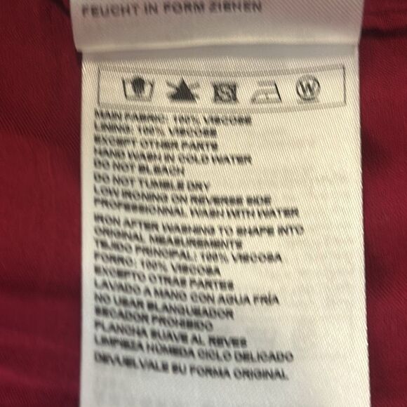 New ba&sh Gypsie Rose Dress Red Medium - Picture 13 of 16